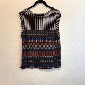 Ace & Jig Mulilticolor Fiesta Calla Tank S